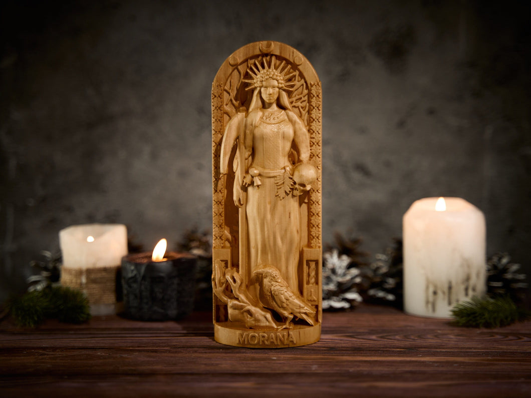 Morana Slavic Goddess, Morana Goddess, Slavic Goddess, Morana statue, slavic gods, pagan altar, slavic altar