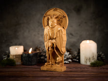 Load image into Gallery viewer, Stolas Goetia Demon, Stolas statue, Demonology figure, Goetia demon, pagan altar, pagan statue
