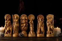 Load image into Gallery viewer, Set of Norse Gods: Odin, Freyja, Loki, Eir, Thor, Tyr, Sif, Hel, Frigg, Sunna
