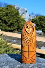 Load image into Gallery viewer, Sunna (Sol) Norse Goddess Wooden Statue
