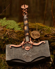 Load image into Gallery viewer, Thor Kratos War Hammer metal real hammer
