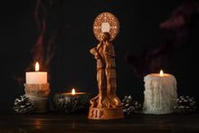 Load image into Gallery viewer, Sif Norse goddess wooden statue
